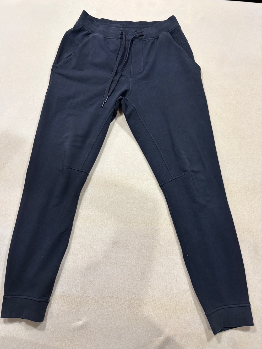 lululemon athletica Men's Black Jogger Pants with Drawstring